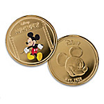 Buy Disney Mickey Mouse 24K Gold-Plated 90th Anniversary Commemorative Proof Collection