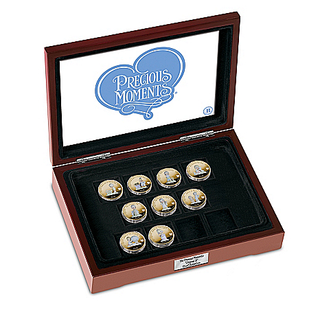 Precious Moments 24K Gold-Plated Proof Coin Collection