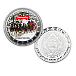 Buy The Official Budweiser Silver-Plated Proof Coin Collection