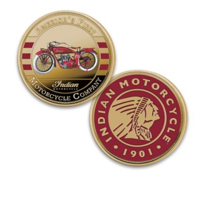 Buy Indian Motorcycle 24K Gold-Plated Proof Coin Collection