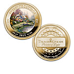 Buy The First-Ever Thomas Kinkade 24K Gold-Plated Proof Coin Collection