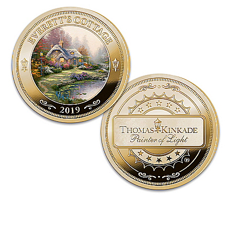 The First-Ever Thomas Kinkade 24K Gold-Plated Proof Coin Collection