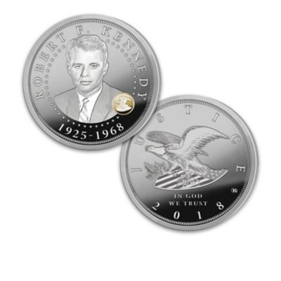 Buy The Robert F. Kennedy Legacy Silver-Plated Proof Coin Collection
