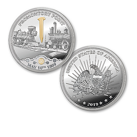150th Anniversary Transcontinental Railroad Proof Coins