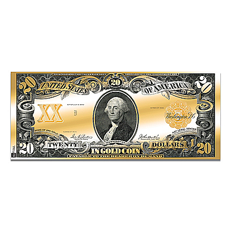 24K-Gold Vintage Banknote Tribute With Collector’s Folder