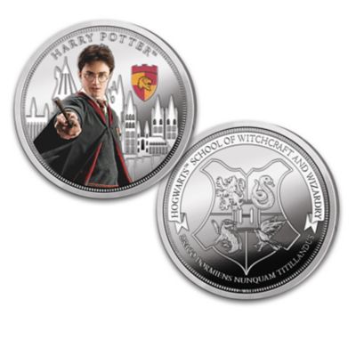 harry potter silver statue