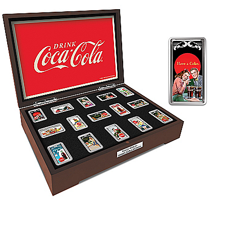 COCA-COLA Ingot Collection With Deluxe Display Box