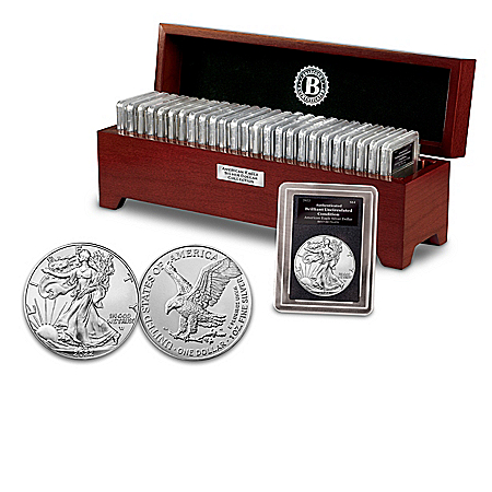 Complete American Eagle Silver Dollar Coin Collection