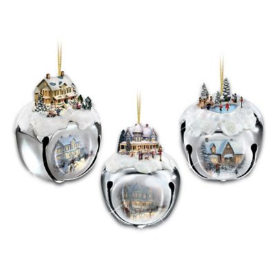 Buy Thomas Kinkade Sleigh Bells Christmas Tree Ornament Collection