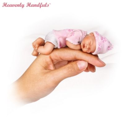 Heavenly Handfuls Collectible Lifelike Miniature Baby Doll Collection