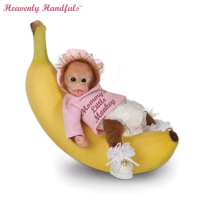 Heavenly Handfuls Li'l Monkey Hugs Collectible Baby Monkey Doll Collection
