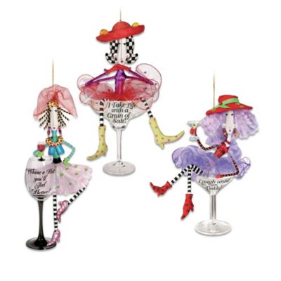 Dolly Mama's Happy Hour Christmas Tree Ornament Collection