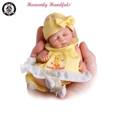 Heavenly Handfuls TWEETY Sweeties Lifelike Baby Doll Collection In Looney Tunes Outfits