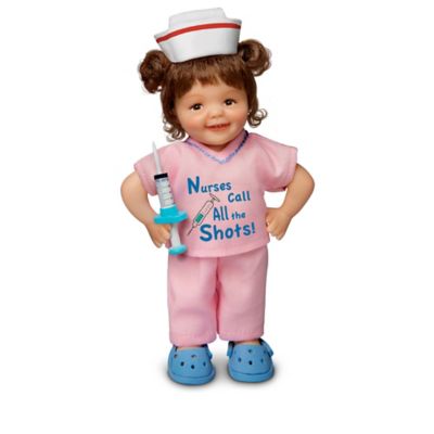 nurse plush doll