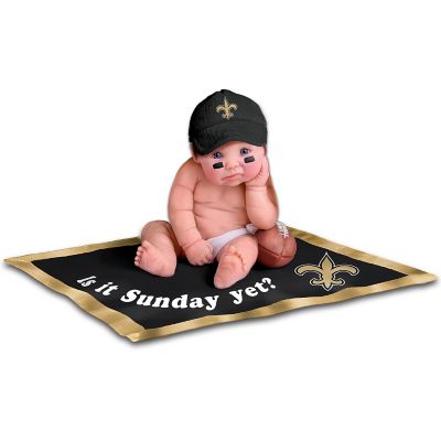 Baby Fanatic Wee Baby Fan Doll - NFL New Orleans Saints