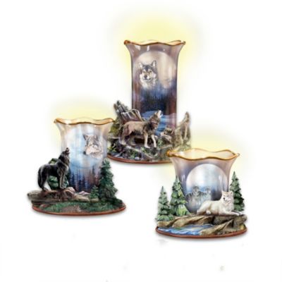 Buy Spirit Of The Wolf Collectible Votive Candleholder Collection