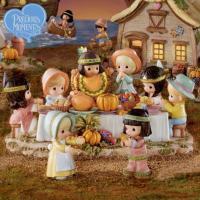 Precious Moments First Thanksgiving Village Collection