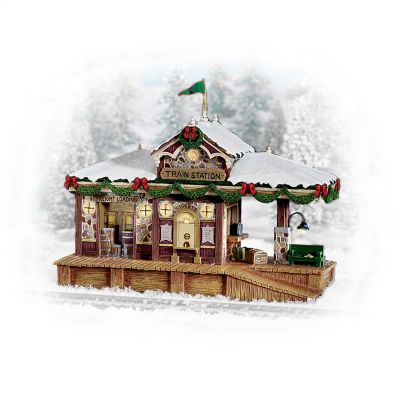 Buy Christmas Train Station Railroad Accessory Collection