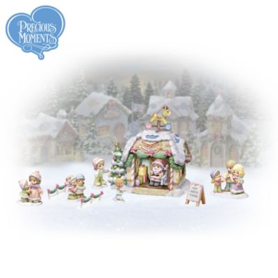 Precious Moments Visiting Santa Christmas Village Accessory Collection