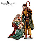 Thomas Kinkade Holy Nativity Sculpture Collection: Religious Christmas Nativity Set
