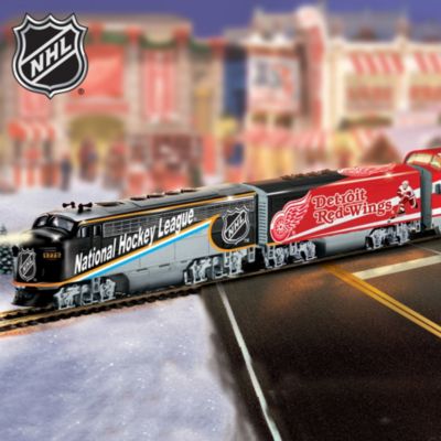 Collectible Detroit Red Wings® Championship Electric Train Collection: Unique Hockey Gift