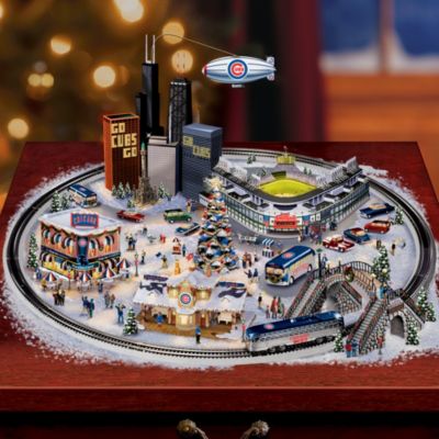 Chicago Cubs Baseball Fever Village Collection - MLB Christmas Home Decor