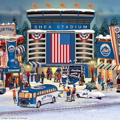 New York Mets Christmas Village Collection