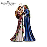 Thomas Kinkade Blessed And Holy Night Nativity Figurine Collection