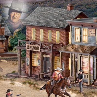 John Wayne Illuminated Western Village Collection