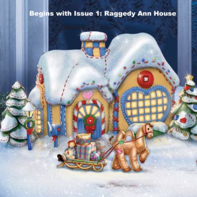 The Raggedy Ann's Heartland Christmas Village Collection