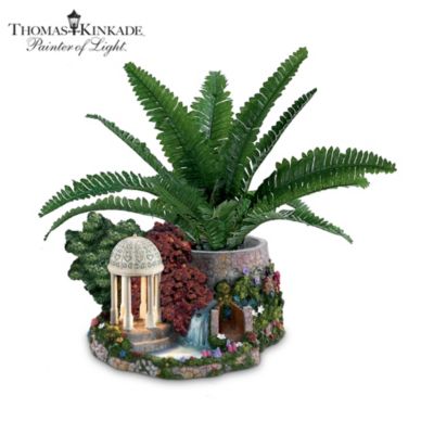 Thomas Kinkade Lamplight Gardens Plantholder Collection