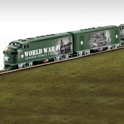 The WWII Armored Vehicles Express Train Collection