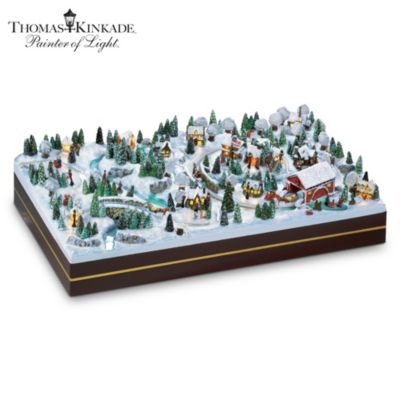 Thomas Kinkade Village Christmas Miniatures Collection