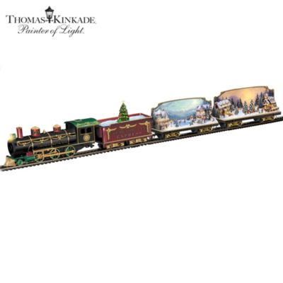 Thomas Kinkade Village Christmas Express Train Collection