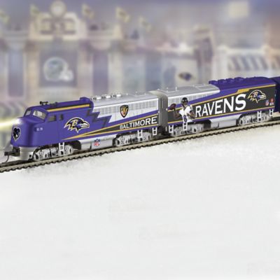 Buy Collectible NFL Football Baltimore Ravens Express Electric Train Collection