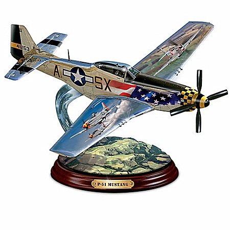 Lance Russwurm America's Freedom Flyers Sculpture Collection Premiering With The P-51 Mustang Airplane