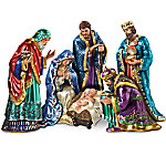 Buy The Jeweled Nativity Peter Carl Faberge-Inspired Figurine Collection