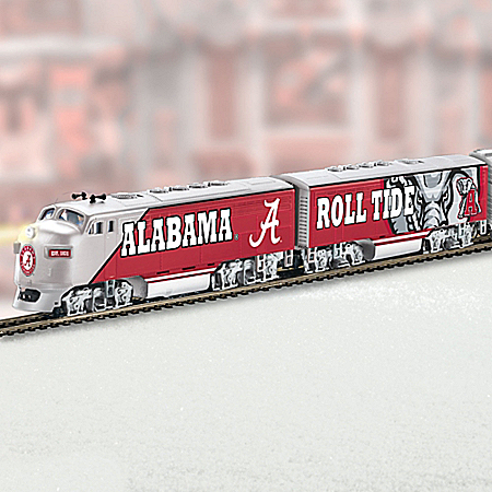 Crimson Tide Express Train Collection With Power Pack And Track Set
