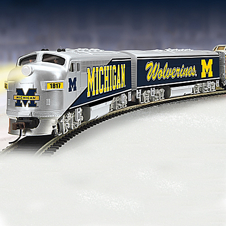 University Of Michigan Go Blue Express Electric Train Collection