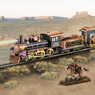 Buy The Duke Express Illuminated Electric Train Collection With Removable John Wayne Sculpture