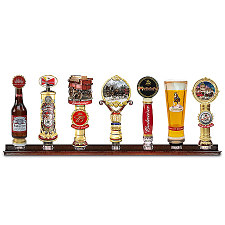 Budweiser Heirloom Vintage-Style Sculpted Tap Handle Collection