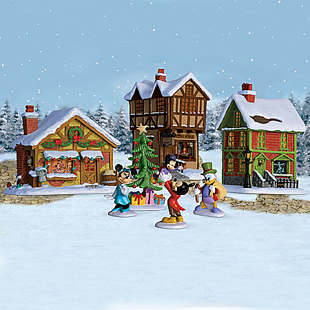 Disney Mickey Mouse’s Christmas Carol Illuminated Village Collection