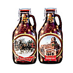 Buy Budweiser Illuminated Raised-Relief Growler Sculpture Collection With Full-Color Art On Each Bottle