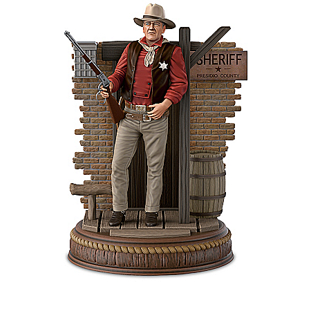 John Wayne: Silver Screen Legend Illuminated Figurine Collection