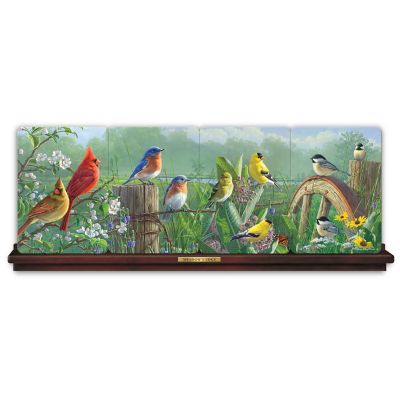 Buy James Hautman Meadow's Edge Songbird Panorama Collector Plate Collection