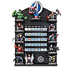 Buy MARVEL Avengers Fully Sculpted Perpetual Calendar Collection With Custom Wooden Display