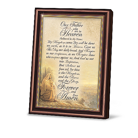 Greg Olsen The Word Of The Lord Religious Prayer Frame Collection