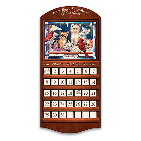 Jürgen Scholz Kitten Art Perpetual Calendar Collection
