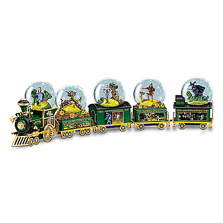 THE WIZARD OF OZ Glitter Globe Train Collection
