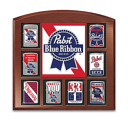 Pabst Blue Ribbon® Zippo® Collection With Display